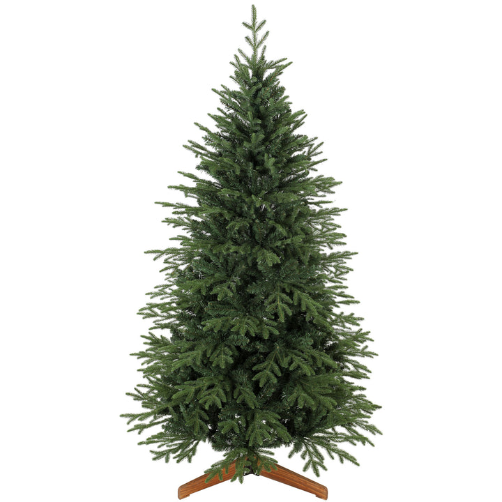 180 cm Artificial Christmas Tree Full Hinged Xmas Tree Solid Pine