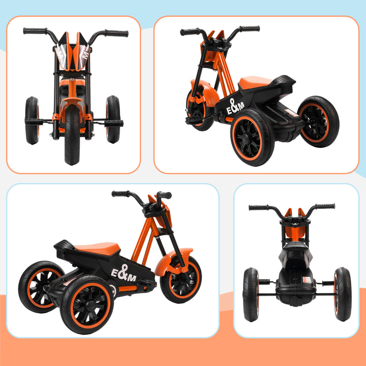 Kids Tricycle Baby Trike, Kids Trike with Pedal, 3 Wheel Toddler Balan