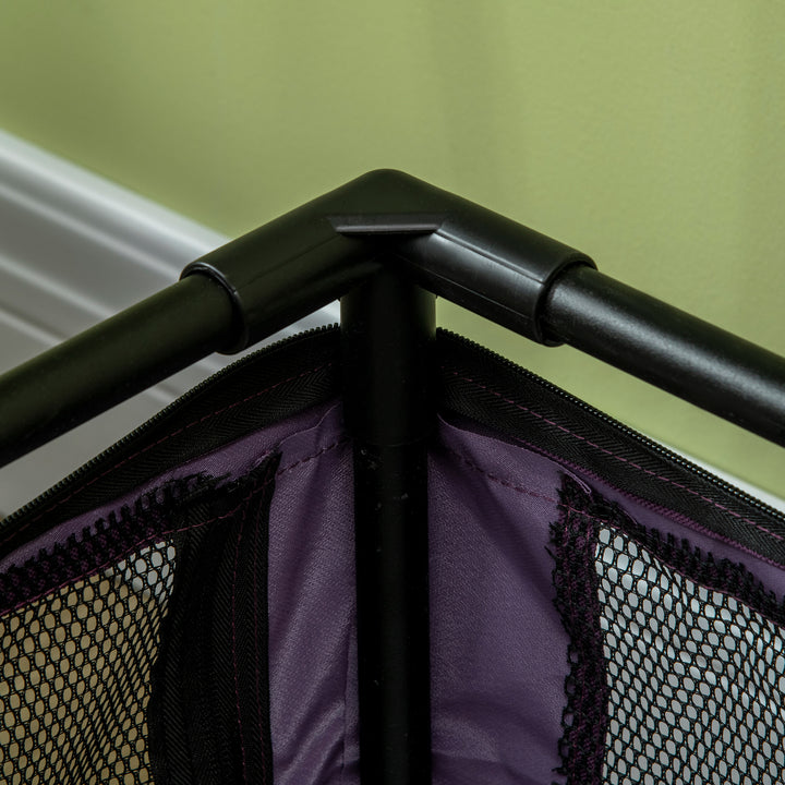 48.5cm Pet Carrier, with Cushion, for Miniature Dogs - Purple