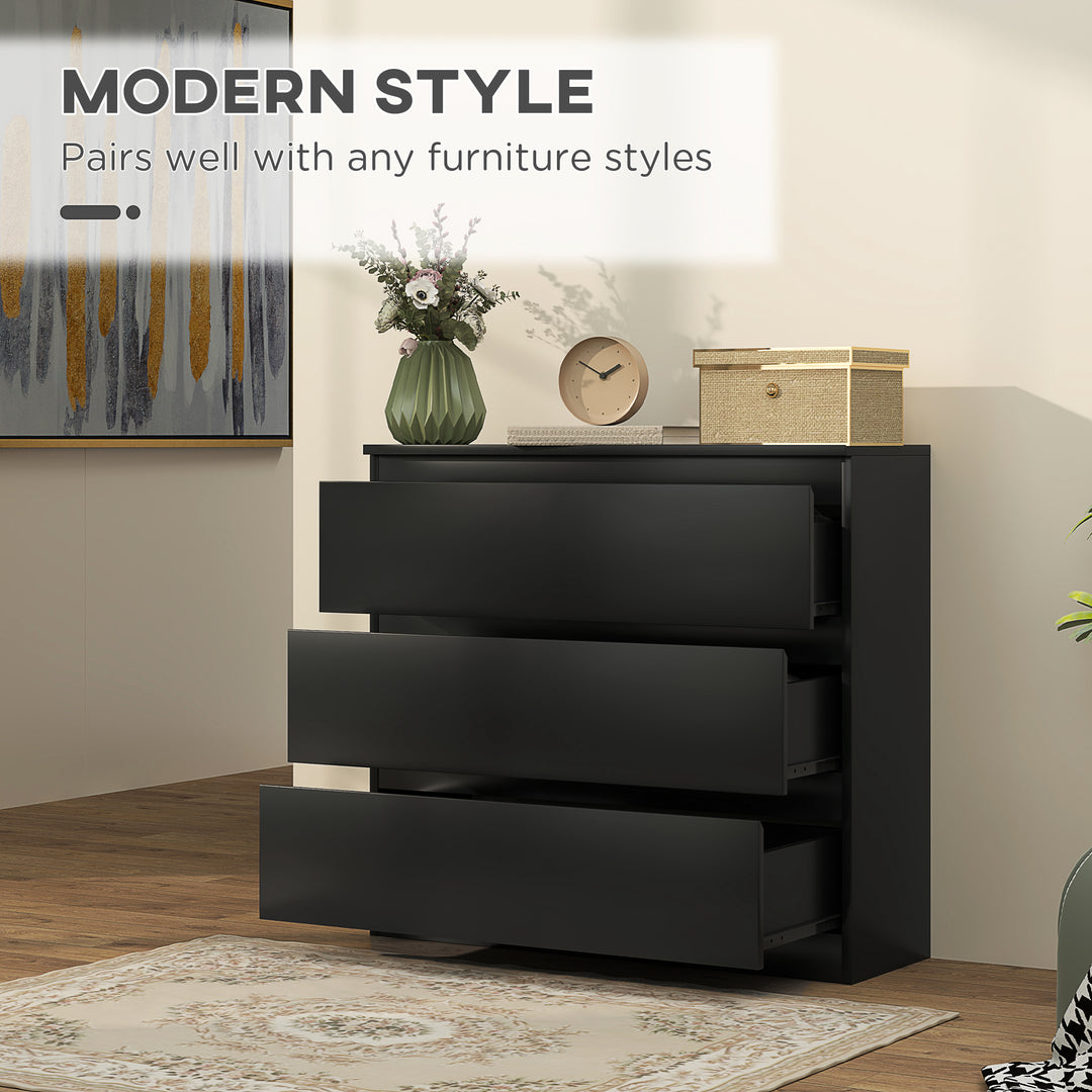 MCL Chest of Three Drawers - Black