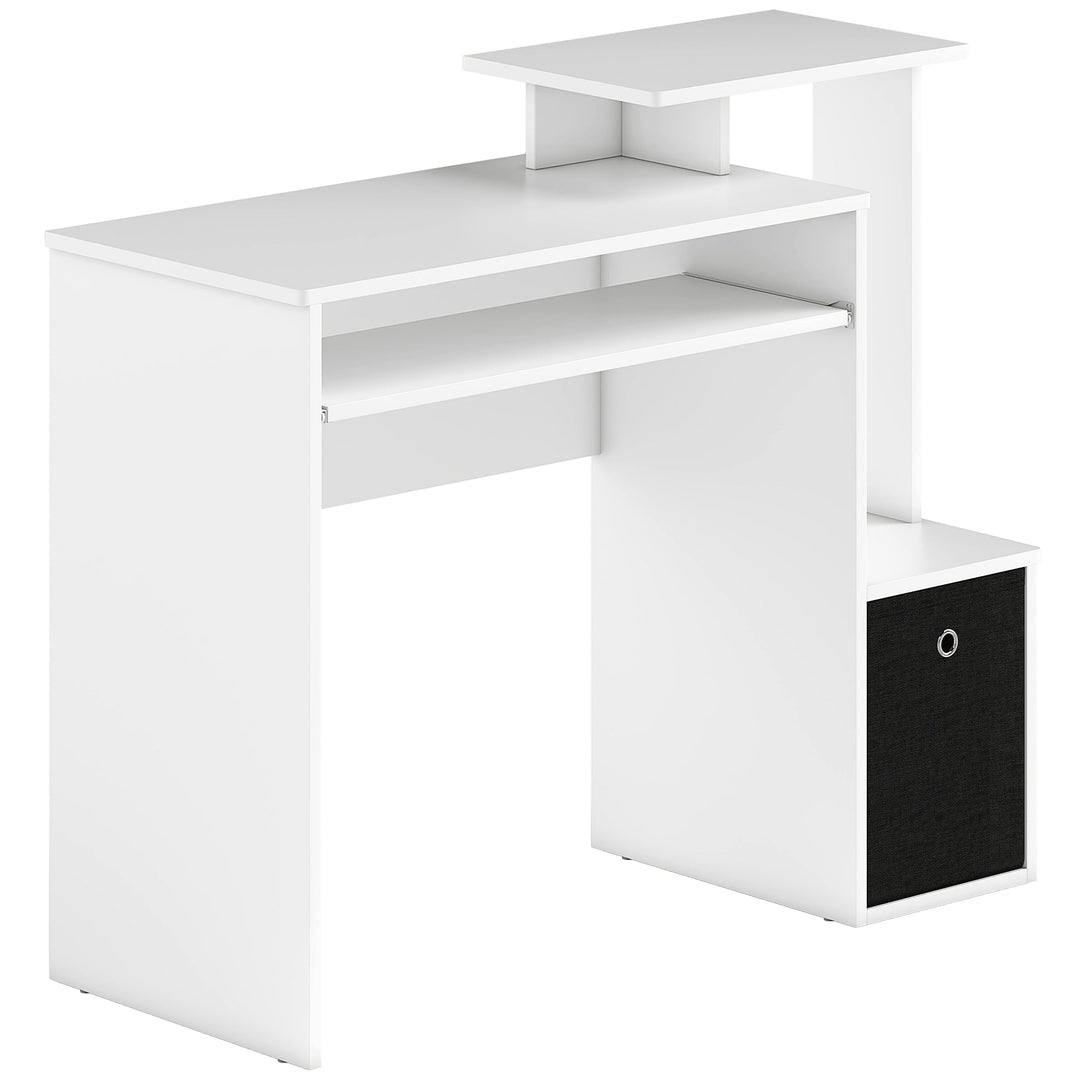 MCL Computer Desk with Sliding Keyboard Tray Storage Drawer Shelf Home Office Workstation