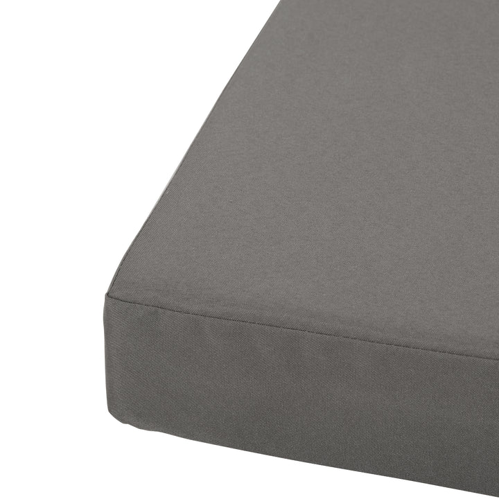 Outdoor Cushion Pad Set for Rattan Furniture, 7 Piece Garden Furniture Cushions ONLY, Grey