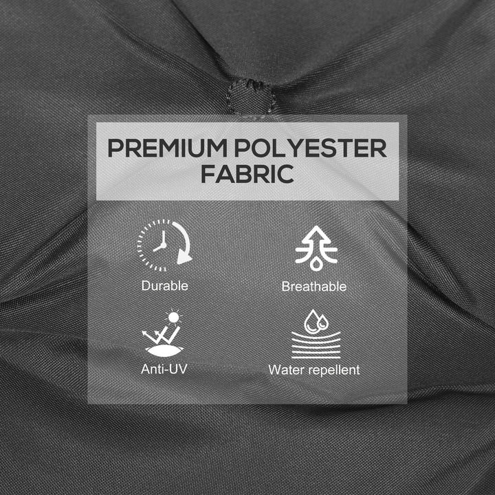 Set of Two Outdoor Seat Cushions - Dark Grey