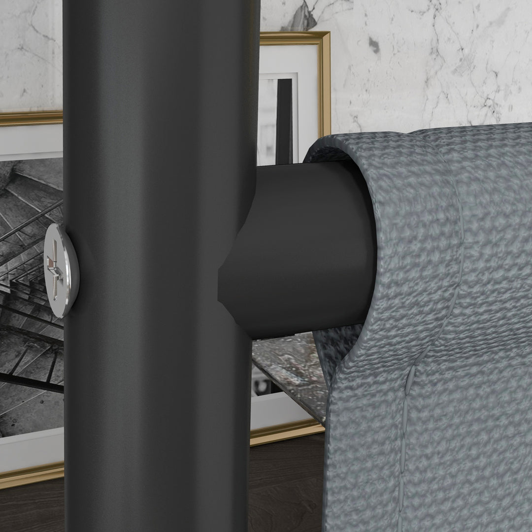 183 x 181cm Outdoor Privacy Screen, with Wheels - Dark Grey