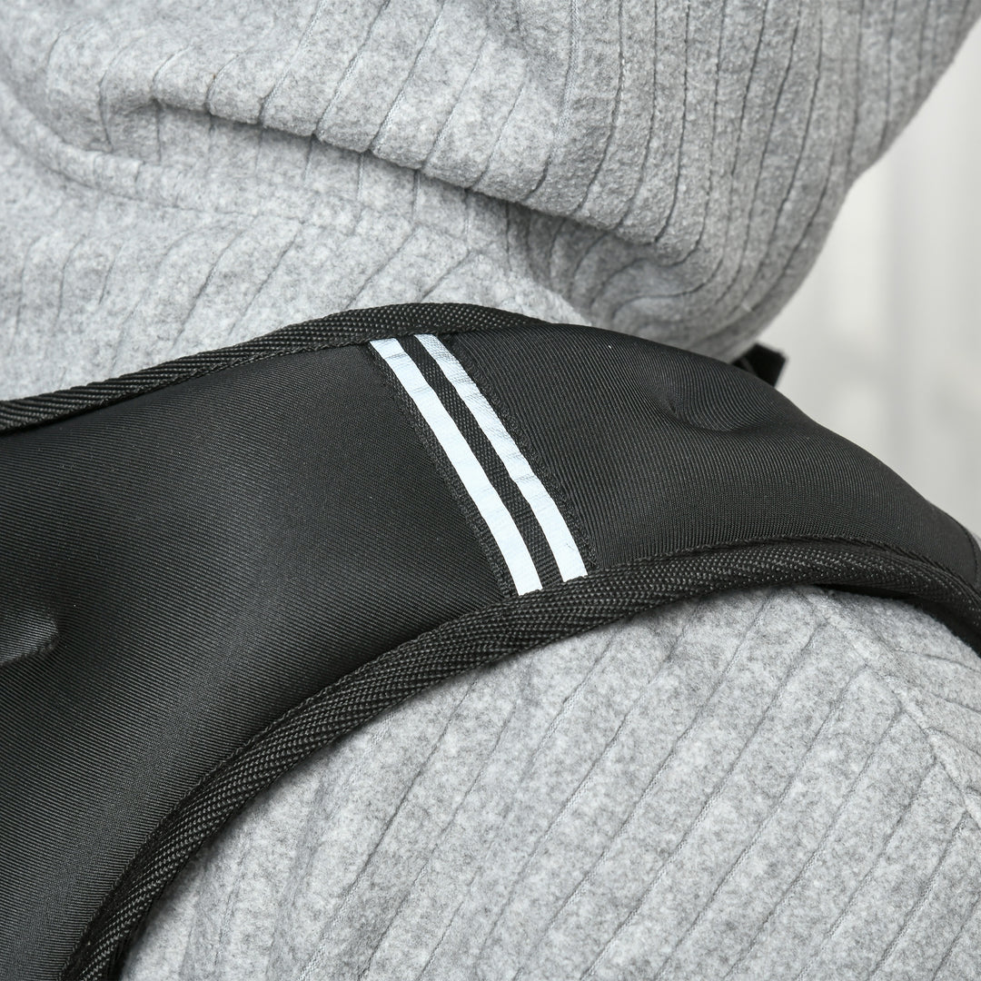 MCL 5KG Weighted Vest, Running Weight Vest with Adjustable Strap, Convenient Pocket and Reflective Strips for Men and Women