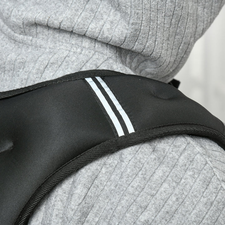 MCL 5KG Weighted Vest, Running Weight Vest with Adjustable Strap, Convenient Pocket and Reflective Strips for Men and Women