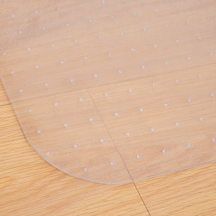 MCL Office Chair Mat for Carpeted and Hard Floor, 90 x 120 cm Clear Computer Desk Chair Mat, BPA and Phthalate Free, Non-Slip Floor Protector for Home Office