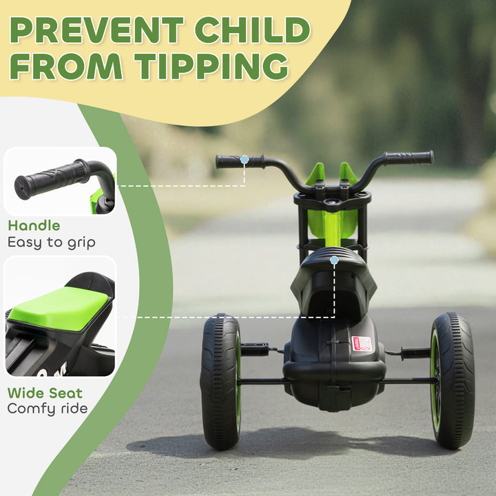 Kids Tricycle Baby Trike, Kids Trike with Pedal, 3 Wheel Toddler Balance Bike for Indoor Outdoor Use
