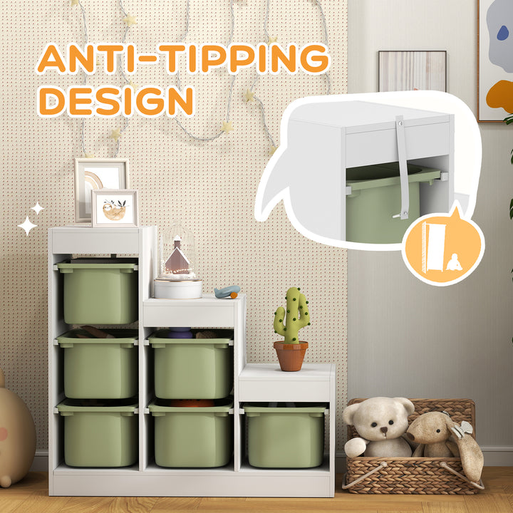 Toy Storage Organiser, Three-Layer Kids Toy Storage Units, with Remova