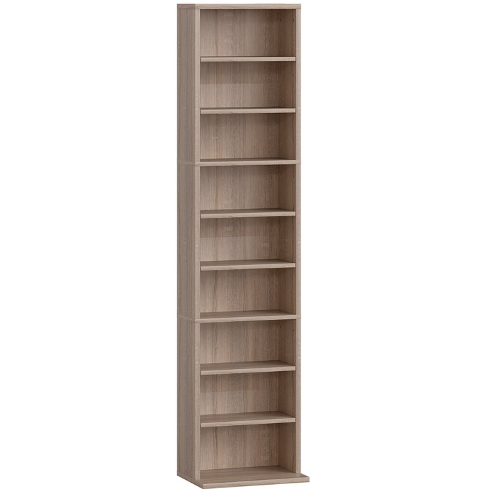 260 Narrow CD Storage Unit - Natural Wood Finish