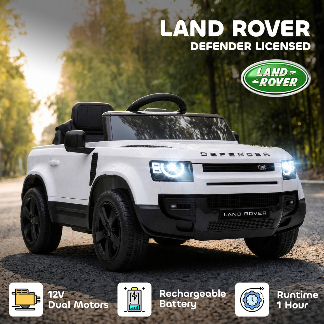 Land Rover Licensed 12V Kids Ride on Car with Remote, Suspension, Slow