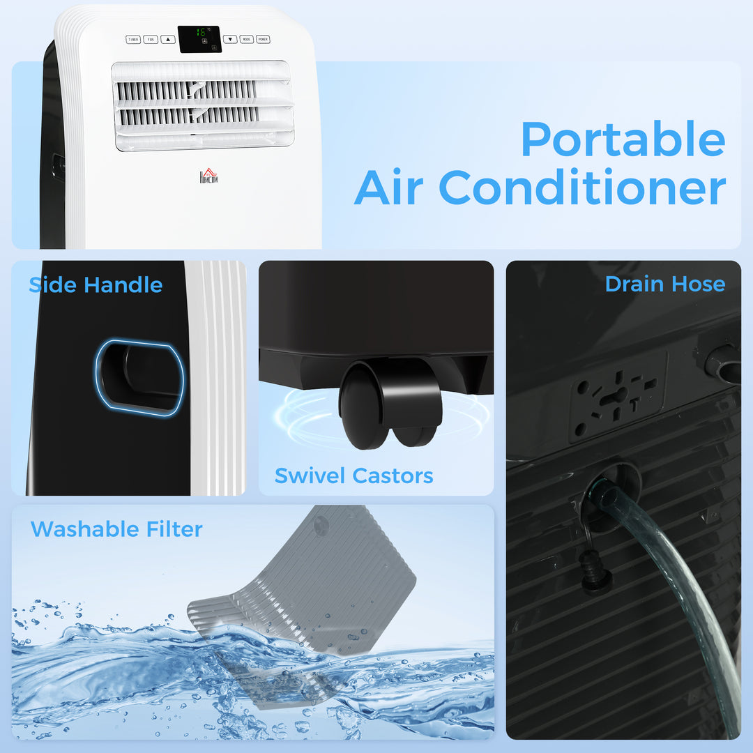 12,000 BTU Three Mode Portable Air Conditioner - White