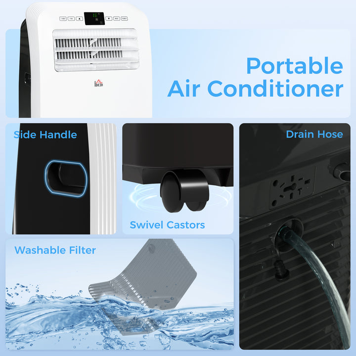 12,000 BTU Three Mode Portable Air Conditioner - White