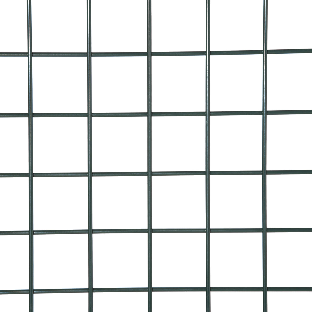 Green Steel Garden Gate with Lock and 3 Keys 97 x 150cm, Green