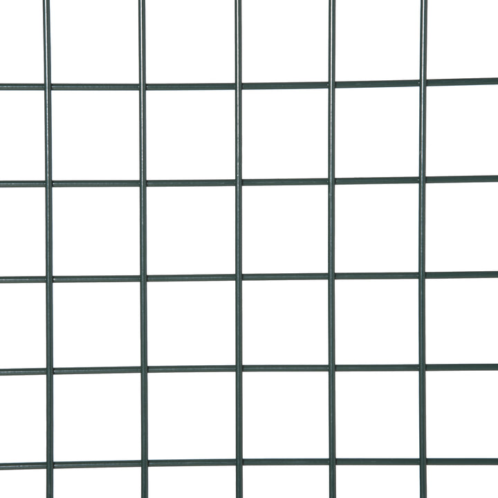 Green Steel Garden Gate with Lock and 3 Keys 97 x 150cm, Green