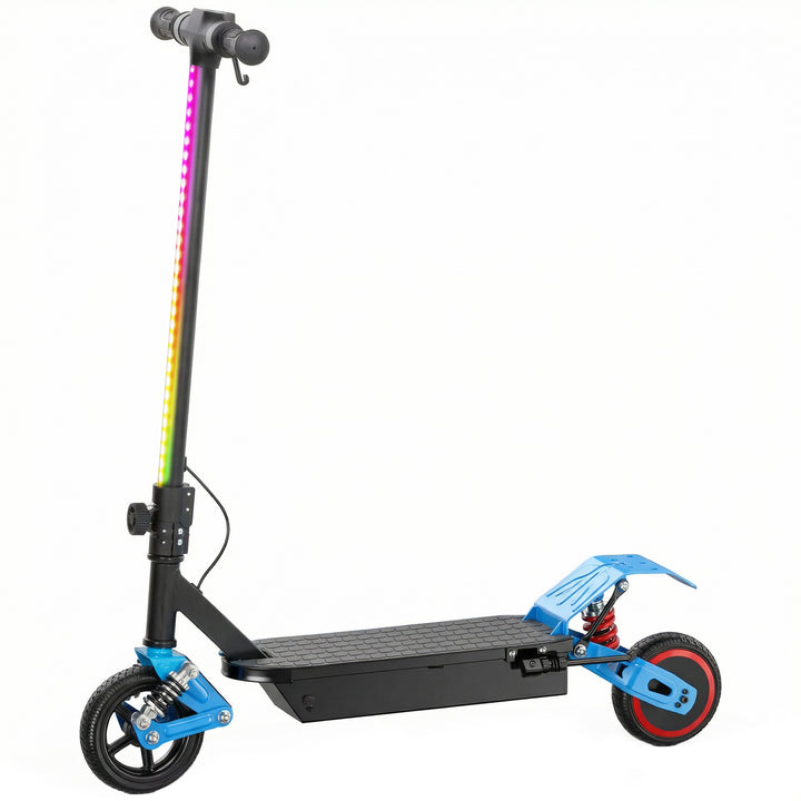 Foldable Kids Electric Scooter with LCD Display, Dual Shock Absorption