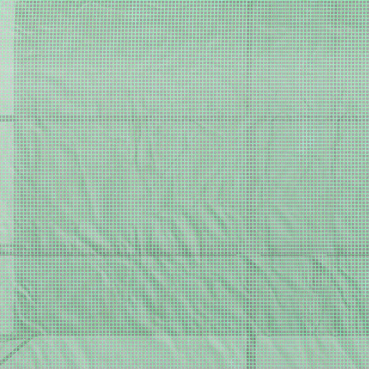 MCL Walk-In Lean to Greenhouse with Windows and Zippered Doors, 2 Tiers 6 Wired Shelves 300L x 150W x 213Hcm Green