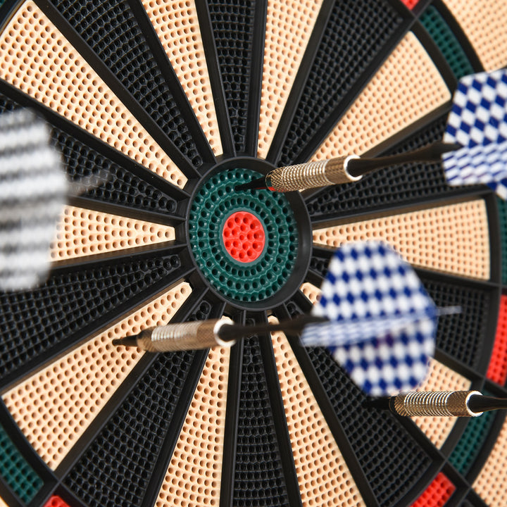 LCD Electronic Dartboard Set Features 26 Games w/ 185 Variations and Include 6 Darts Multi-Game Option Ready-to-Play
