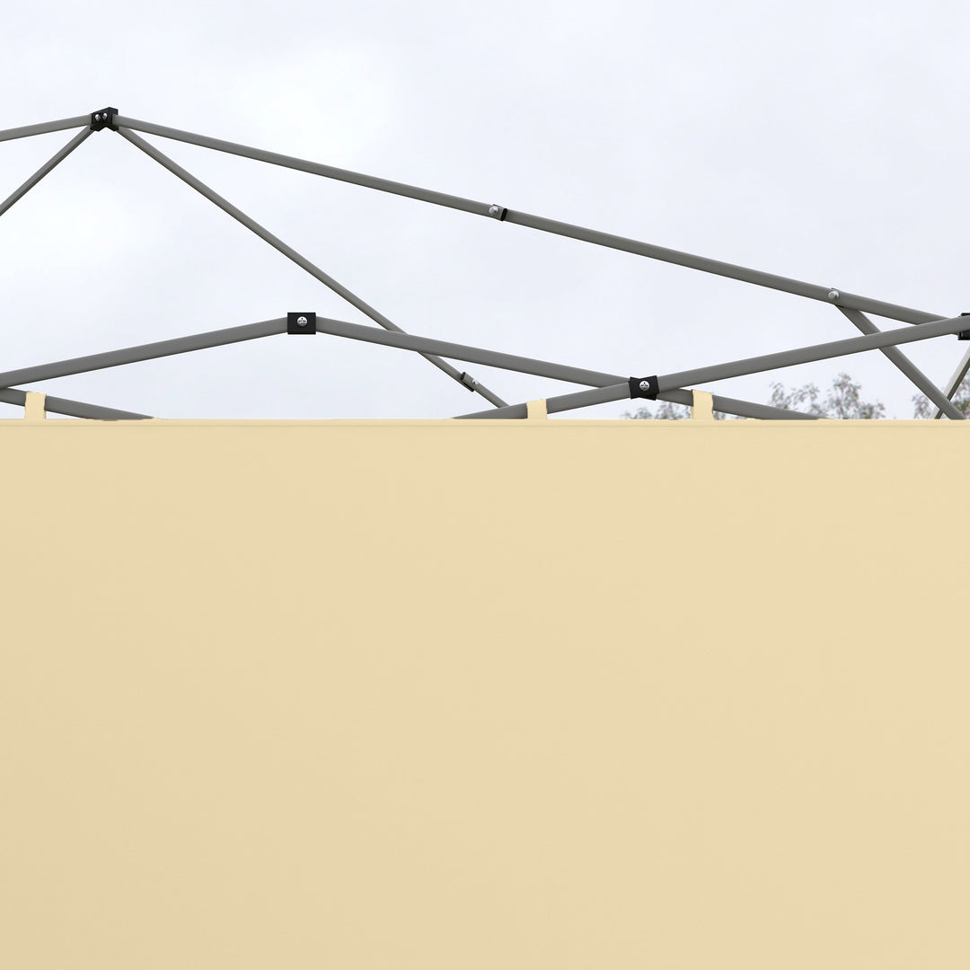 Set of Two 3 x 3(m) Replacement Zipped Gazebo Walls - Beige