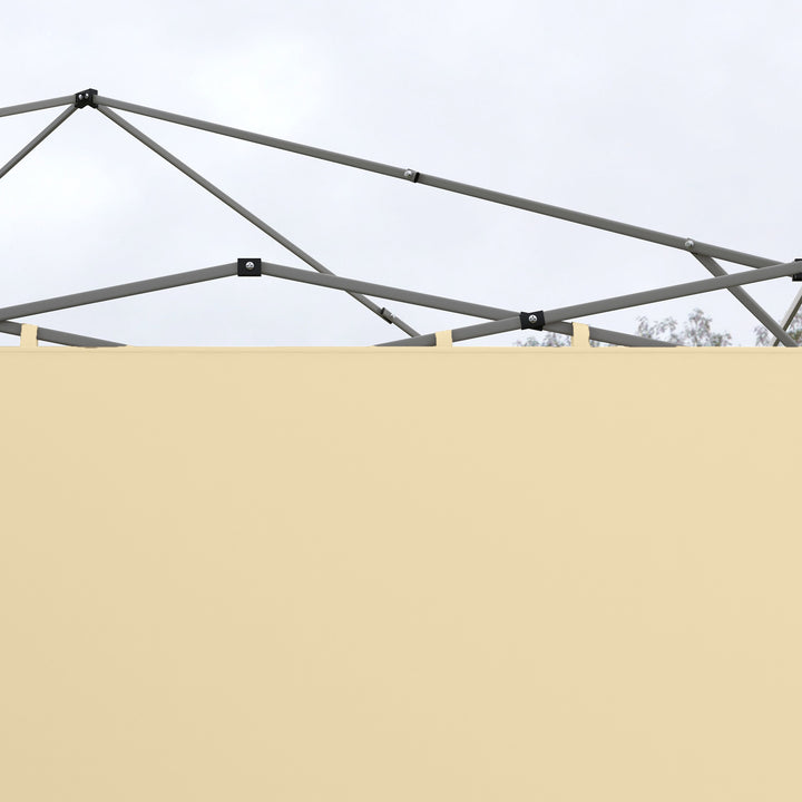 Set of Two 3 x 3(m) Replacement Zipped Gazebo Walls - Beige