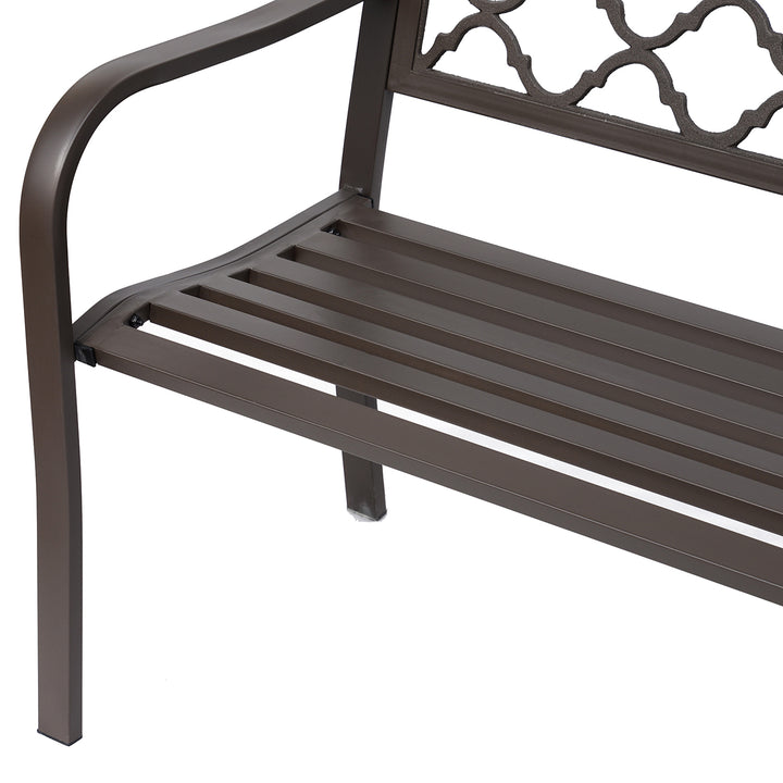 MCL Antique Style Outdoor Cast Iron Front Porch Bench Path Chair Seat Outdoor