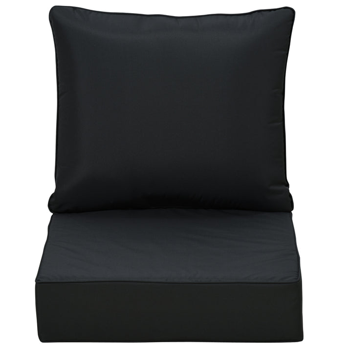 Outdoor Seat and Back Cushion Set Patio Deep Seating Chair Replacement