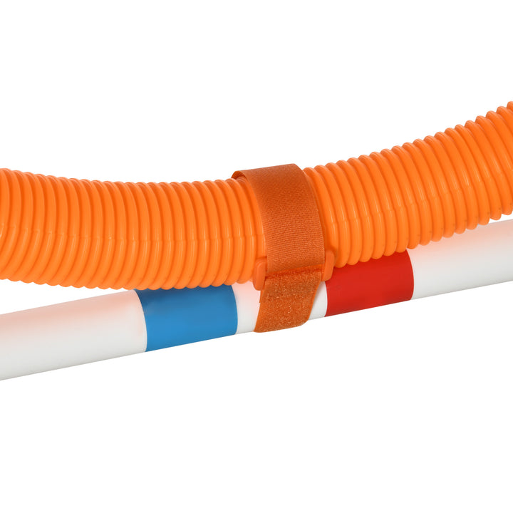 MCL 3 Piece Pet Agility Training Equipment Dog Play Run Jump Obedience Training Set Adjustable (Pole + Hoop + Hurdle)