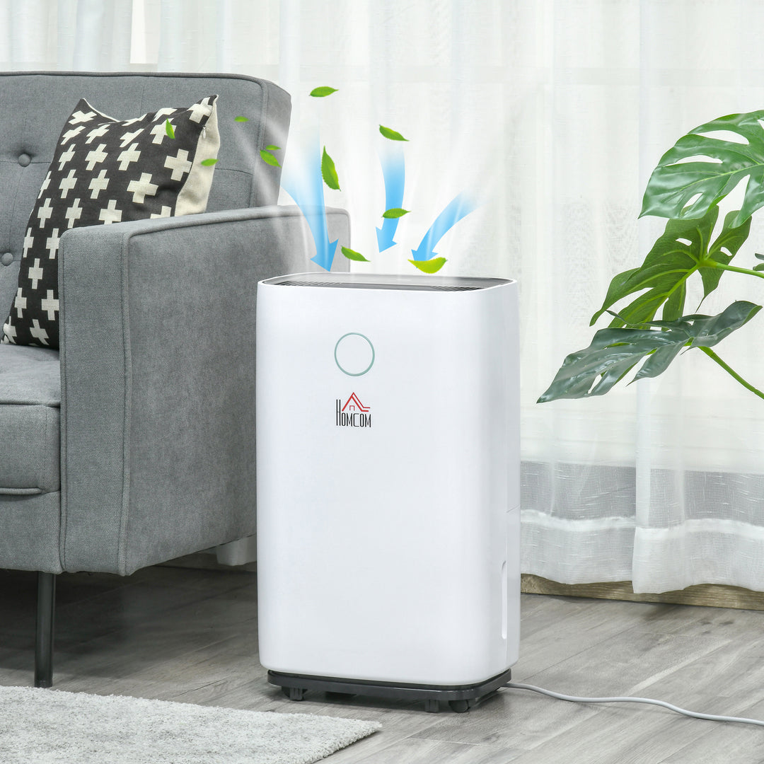 MCL 16L/Day Portable Dehumidifier for Home, with LED Screen, Sleep Mode, 24H Timer, Electric Air Dehumidifier for Damp Laundry Bedroom Basement