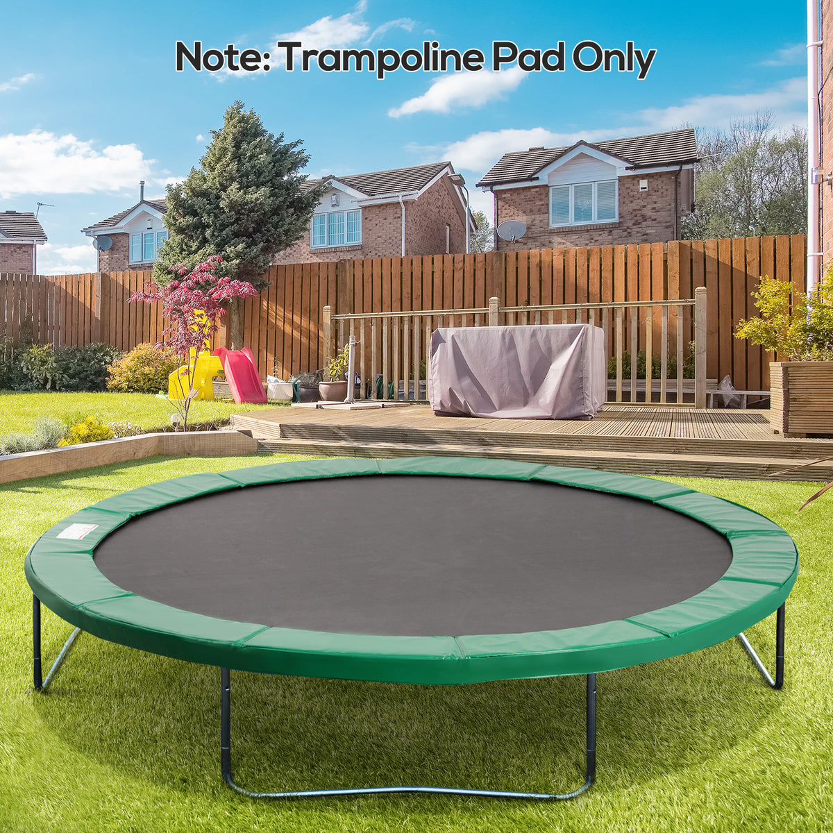12FT Trampoline Spring Cover, Plastic Trampoline Pad Replacement Safet