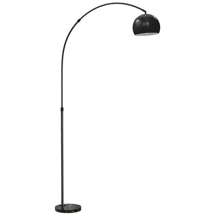 Arc Floor Lamp for Living Room, Modern Adjustable Standing Lamp with F