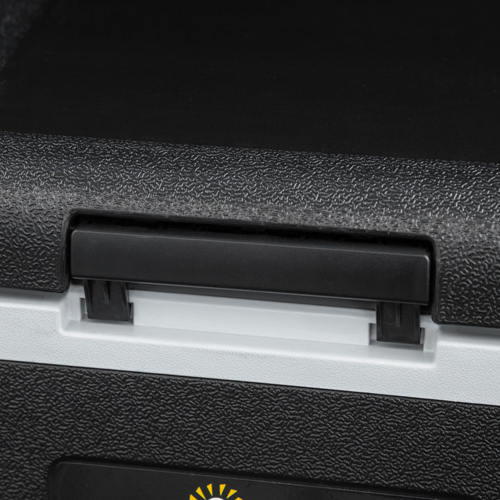 MCL 50L Car Refrigerator, Portable Compressor Car Fridge Freezer, Electric Cooler Box with 12/24V DC and 110-240V AC for Camping, Driving, Picnic, Down to -20℃