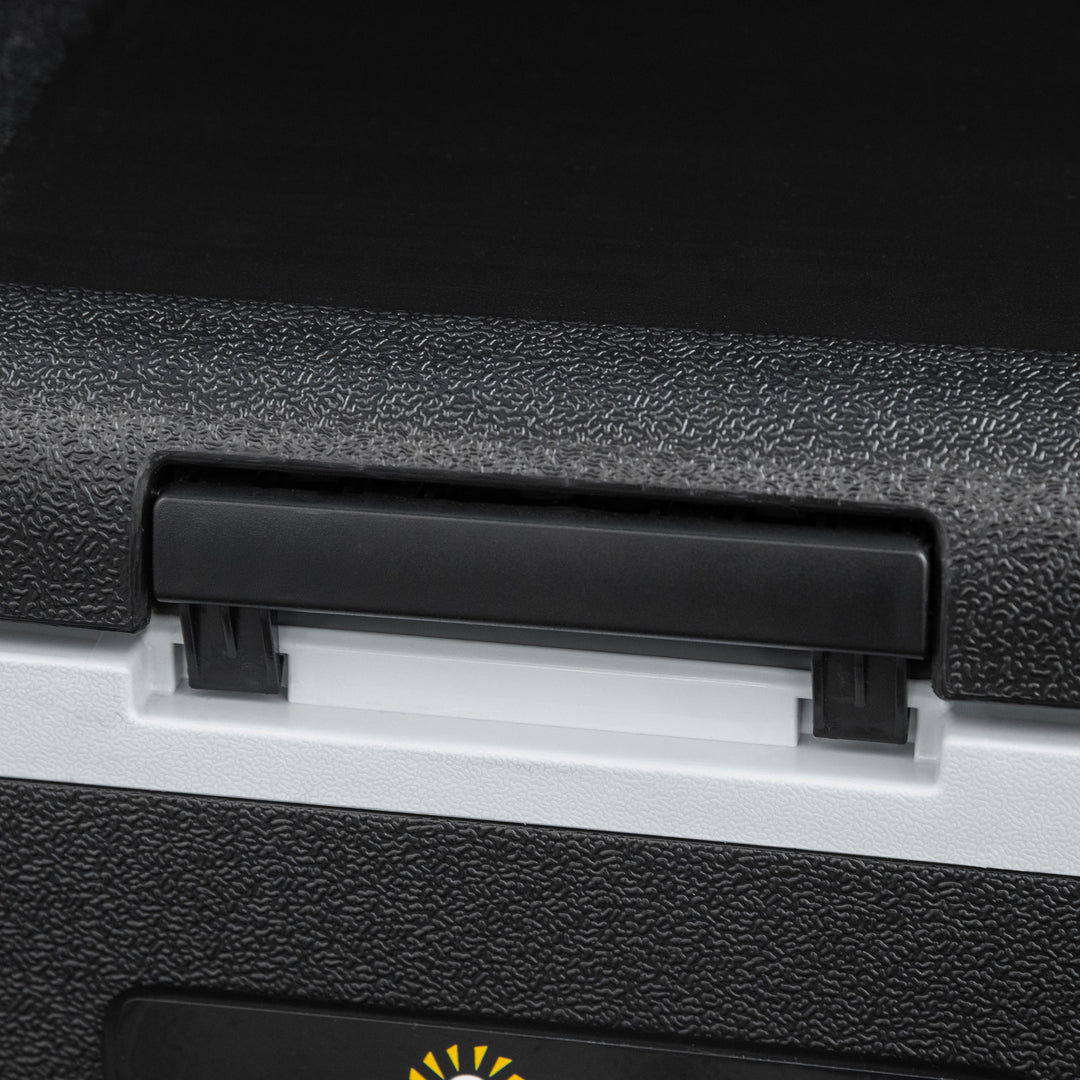 50L Car Refrigerator, Portable Compressor Car Fridge Freezer, Electric Cooler Box with 12/24V DC and 110-240V AC for Camping, Driving, Picnic, Down to -20℃
