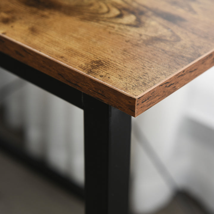 L-Shaped Desk, Gaming Desk, 150 x 150 x 75 cm, Corner Computer Desk for Study, Home Office, Bedroom, Rustic Brown