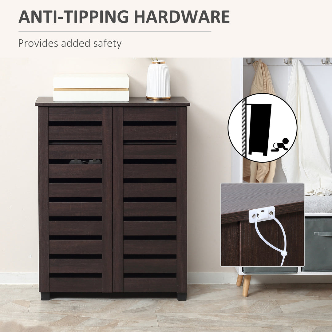 15 Shoe Storage Cabinet - Wood-Effect