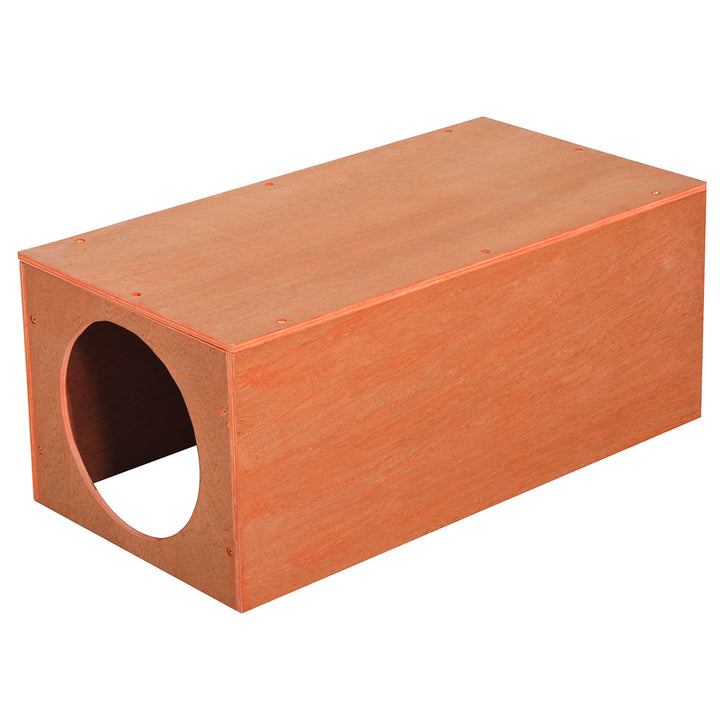 Outdoor Rabbit Hideaway Shelter Indoor Cat Tunnel Garden Kitty Box House Pet Home Run Play Cage Waterproof 60Lx30Wx25H(cm)