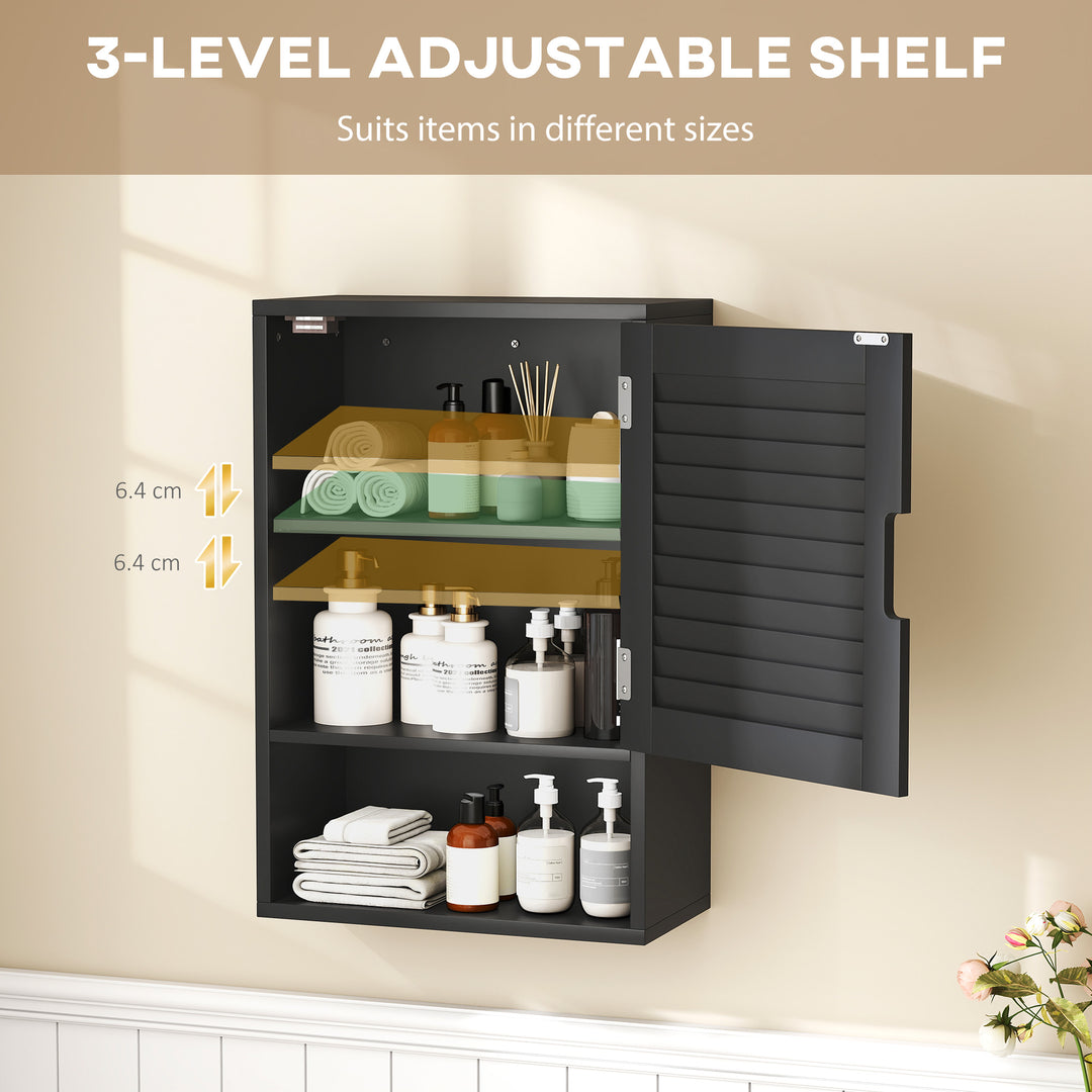 Bathroom Cabinet, Wall Mounted Storage Cabinet with Adjustable Shelves