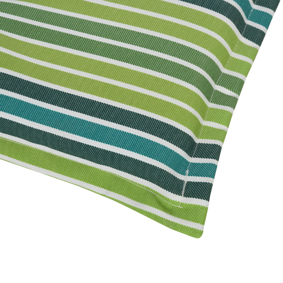 MCL Polyester Set Of 2 Swing Chair Cushion Green Stripes