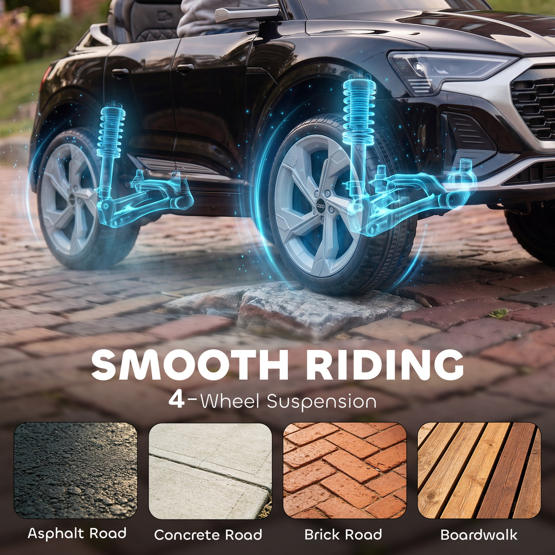 Audi Q8 etron Sportback Licensed Ride on Car with Remote Control, Four