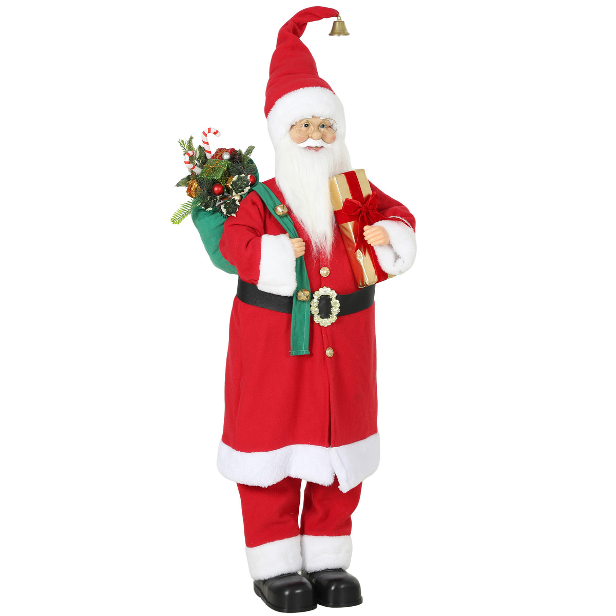 4ft Singing Dancing Santa Claus, Standing Christmas Animated Santa