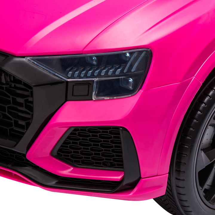 MCL Audi RS Q8 6V Kids Electric Ride On Car Toy w/ Remote USB MP3 Bluetooth Pink