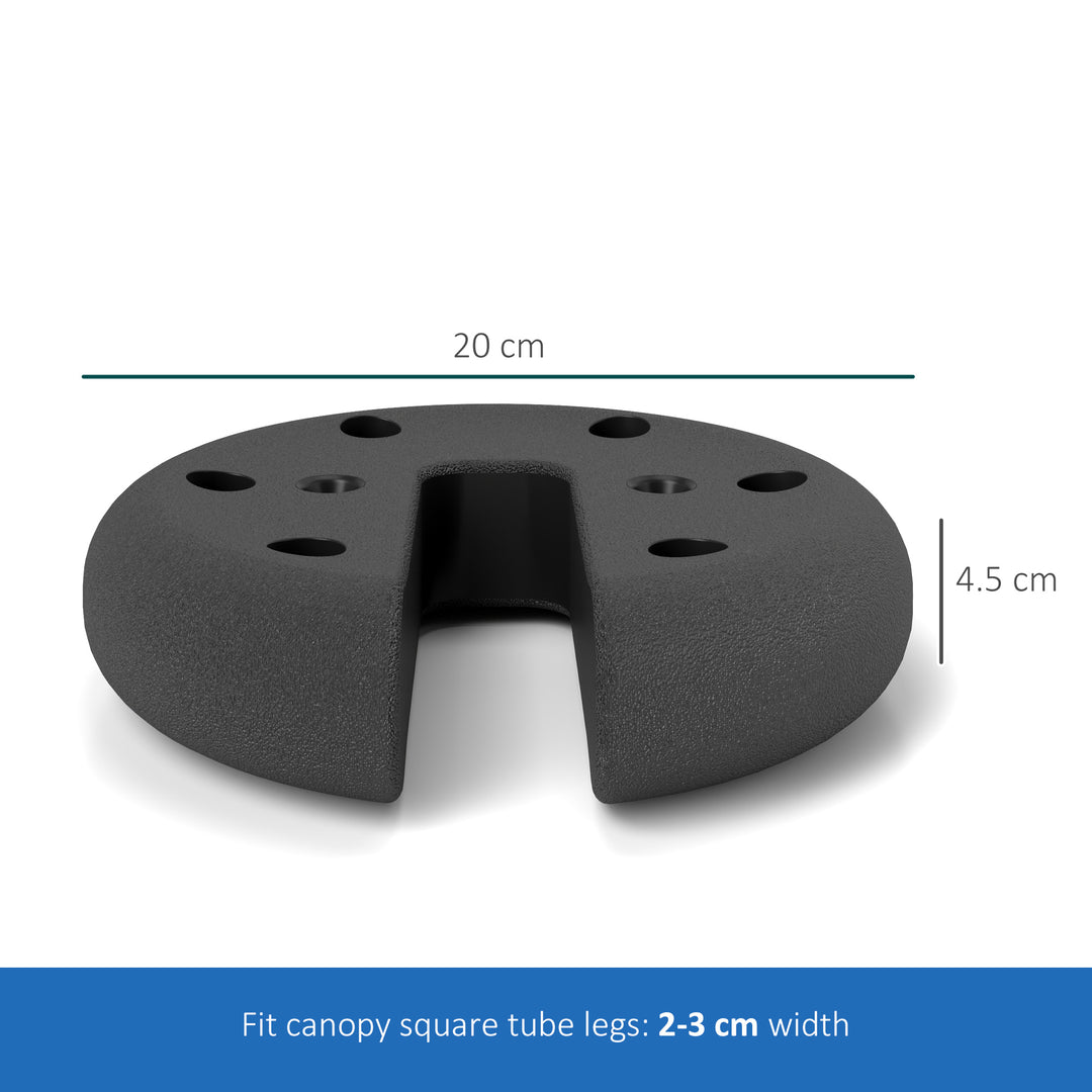 Pop up Canopy Tent Weights Set of 4 PCs, Leg Weights for Marquee Party Tent Outdoor Canopy 8.8KG