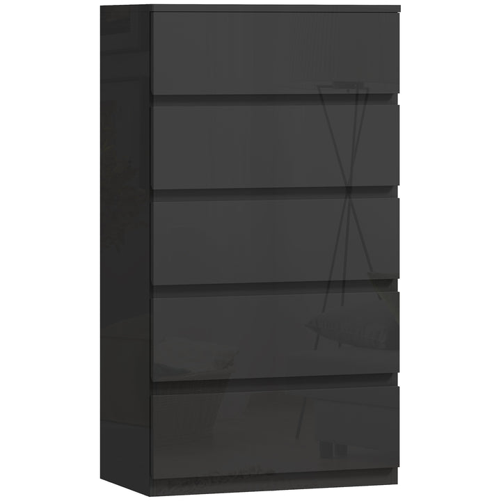 Chest of Drawers, 5-Drawer Storage Cabinets, Modern Dresser, Storage D