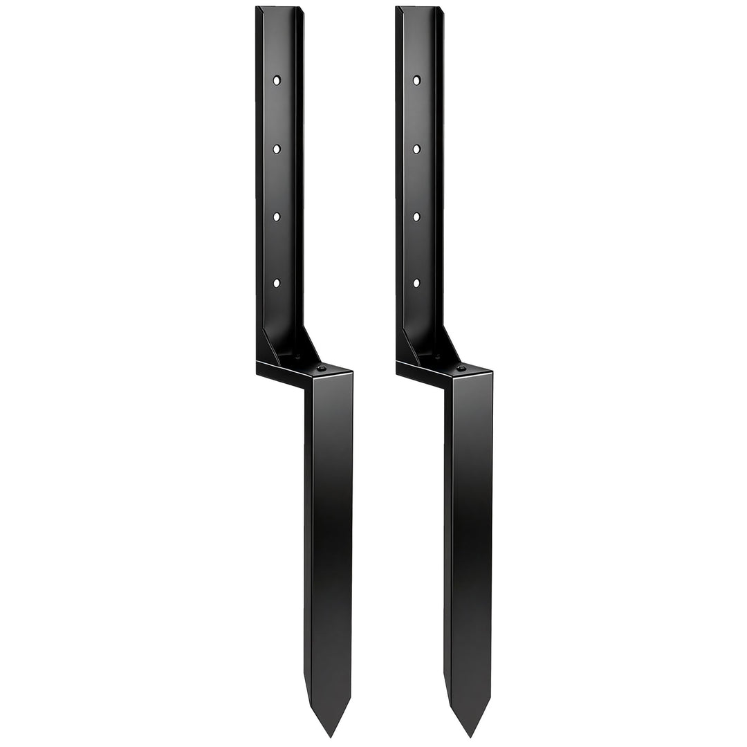 2 Pack Fence Post Repair Kit, 81 cm Metal Fence Post Support with Dril