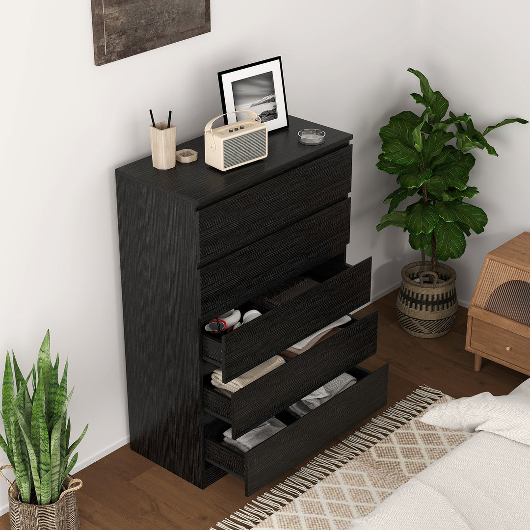 Chest of Drawers, 5 Drawer Dresser, Modern Storage Cabinet with 5 Draw