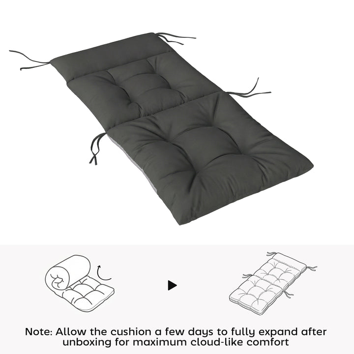 Patio Chair Cushions Set of 4, Waterproof Non-Slip Lounge Chair Cushio