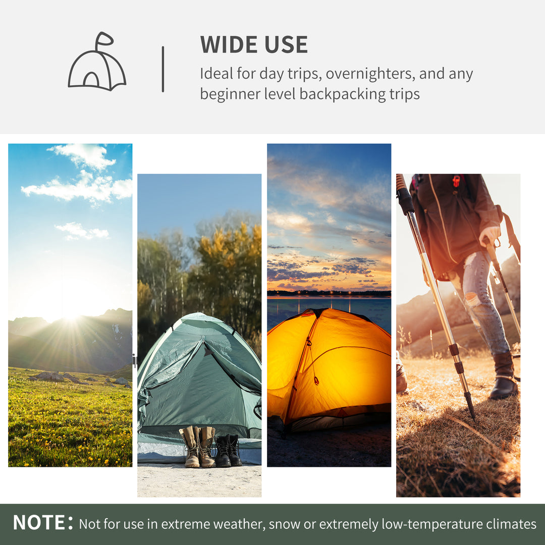 Two-Man Dome Tent, with Front Vestibule - Blue/Grey