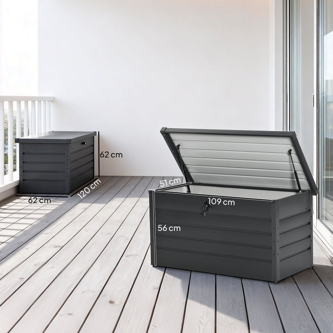 311L Galvanised Steel Garden Storage Box