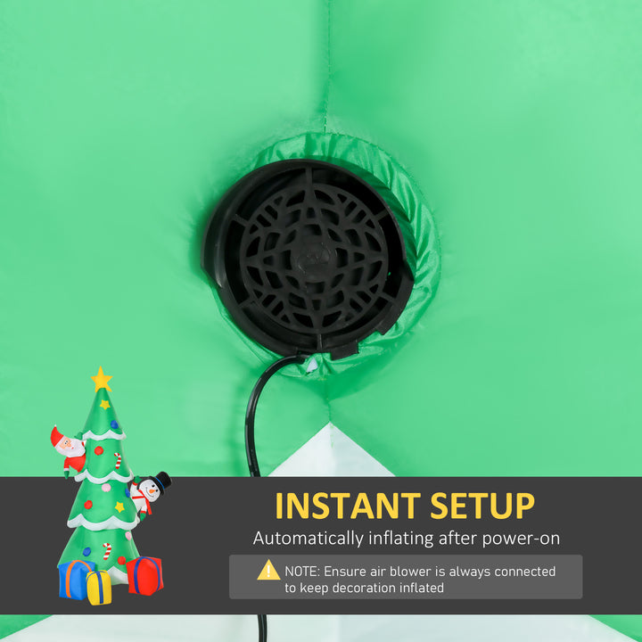 MCL 7FT Christmas Inflatable Tree LED Lighted for Indoor Outdoor Decoration