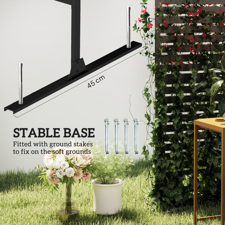 Decorative Privacy Fence Screen, Metal Outdoor Privacy Screen Climbing