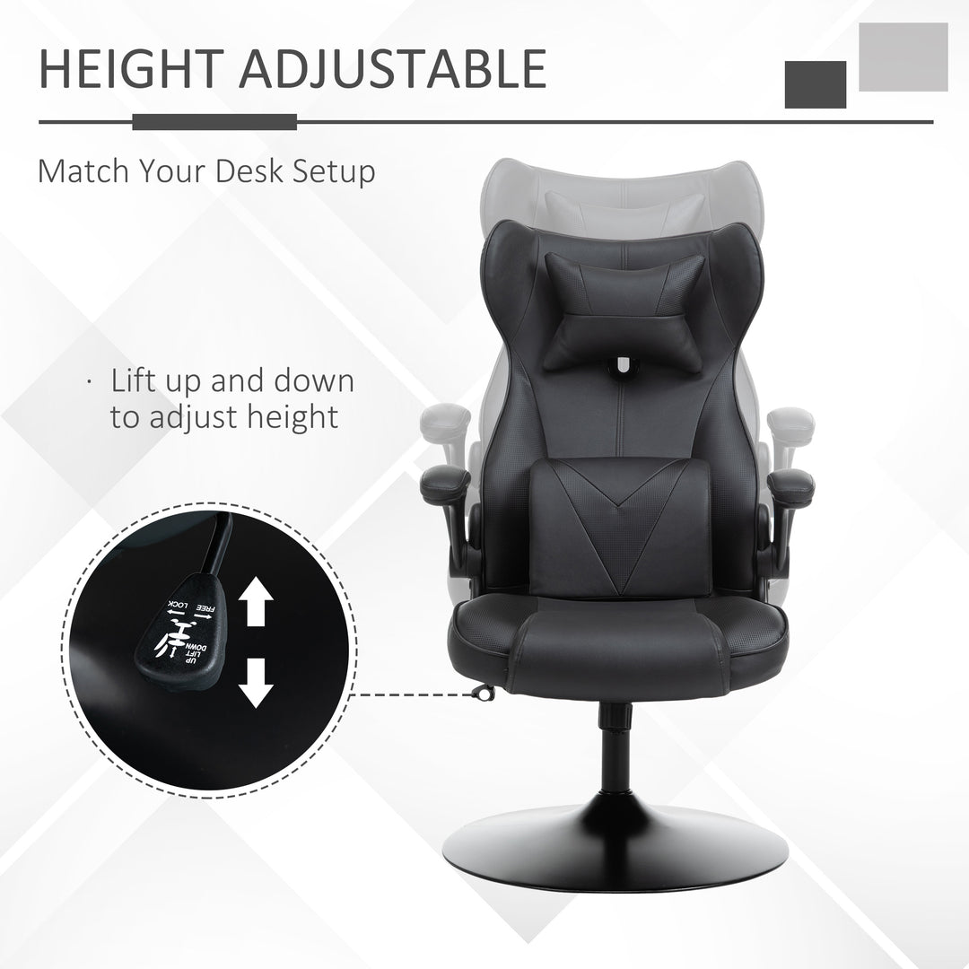 Video Game Chair with Lumbar Support, Racing Style Home Office Chair, 